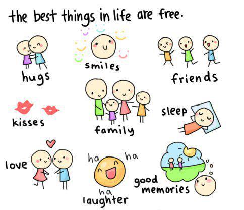 The best things in life are alomost free